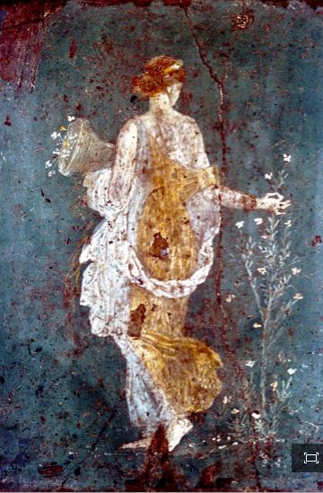 Pompeii girl picking flowers.JPG